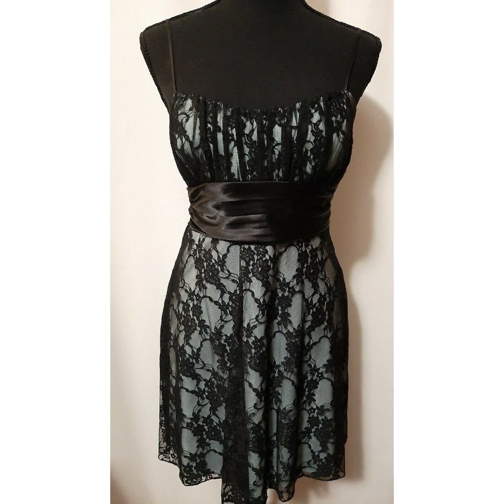 Speechless Size S Teal Women's Prom Dress Black